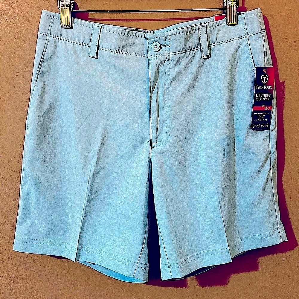 NWT Pro Tour ultimate tech golf short blue size 32
